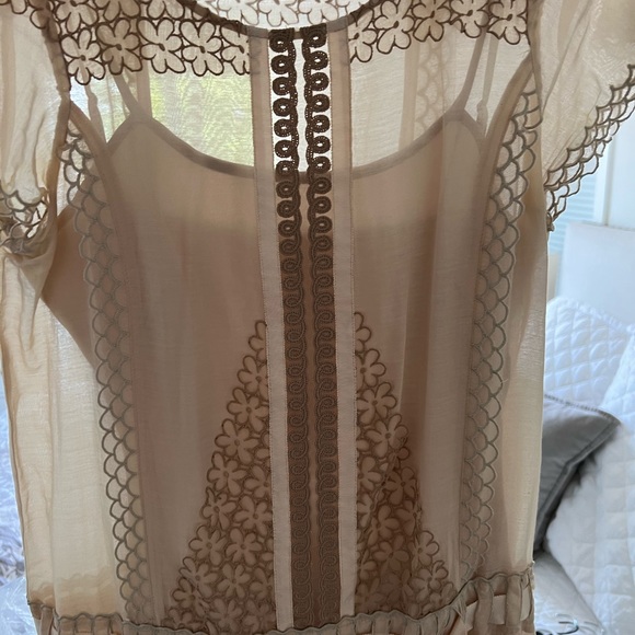 BCBGMaxazria Runway Dress - Beige - Picture 3 of 3